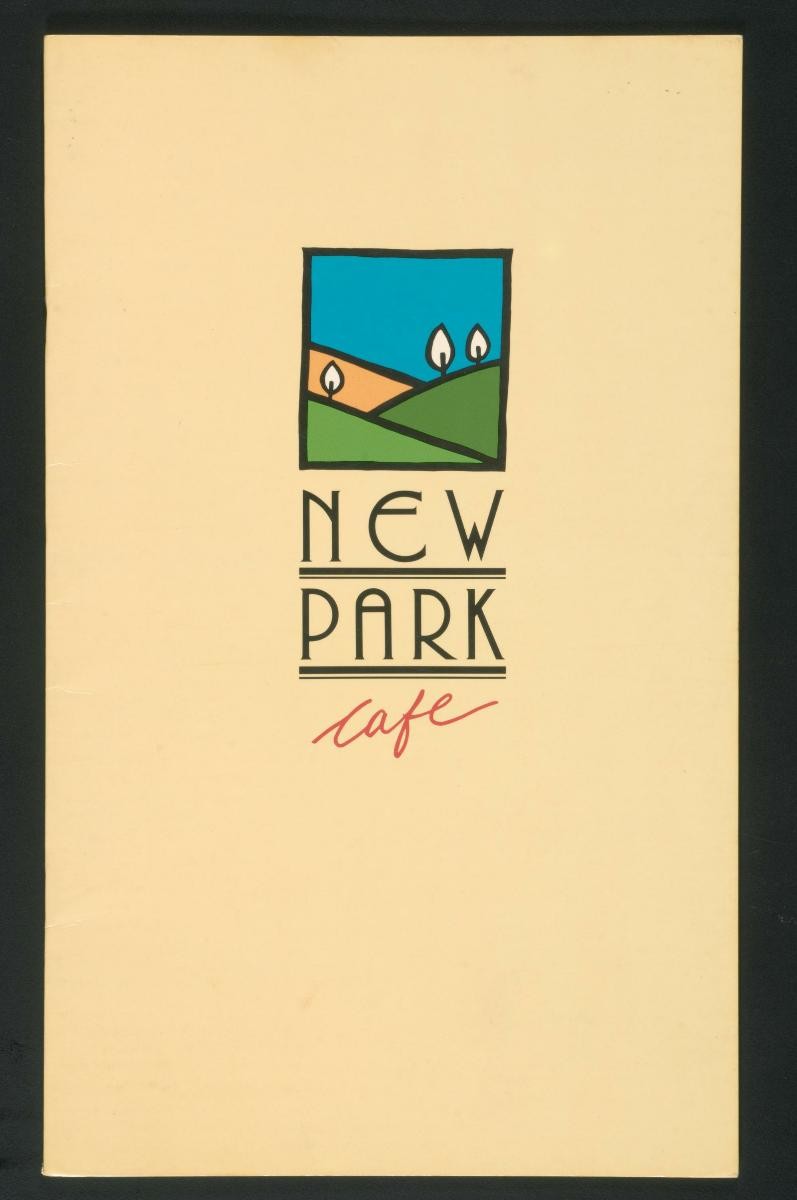 Menu from New Park Café