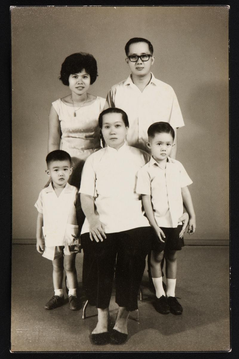 Photograph of Chinese family