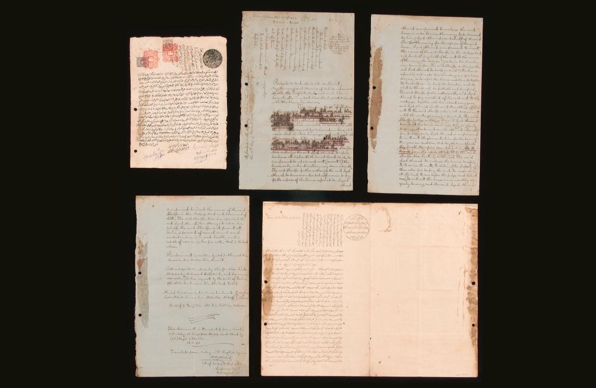 A Set of Documents related to the Power of Attorney issued by Sheriffa Noor binte Abibakar bin Mahomad Balfakish