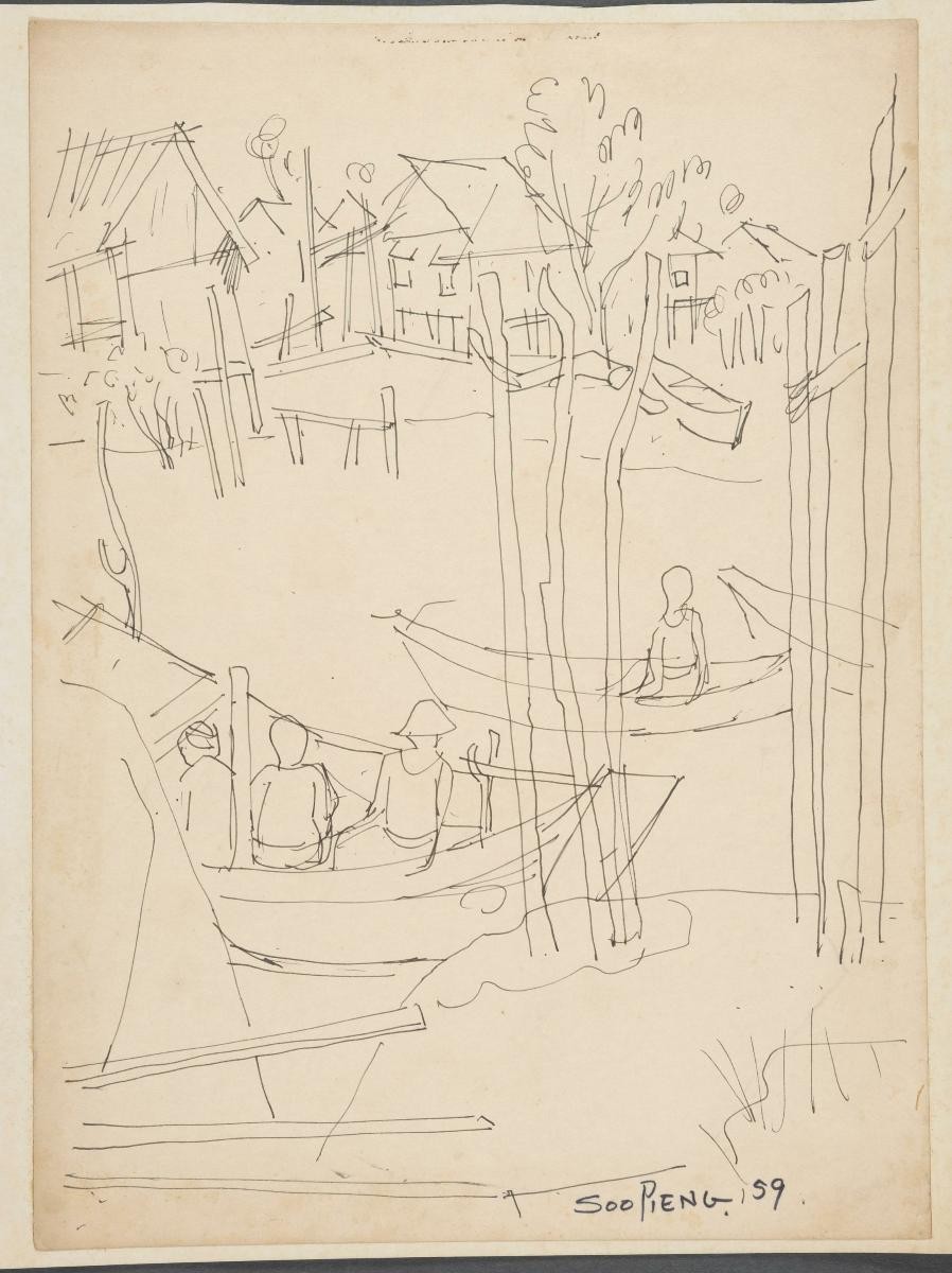Untitled (Boats between Kampungs)