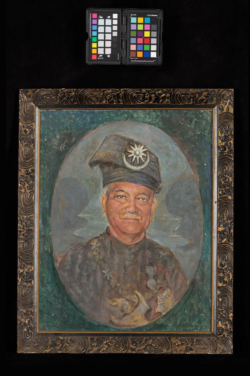 Framed portrait of Tunku Abdul Rahman
