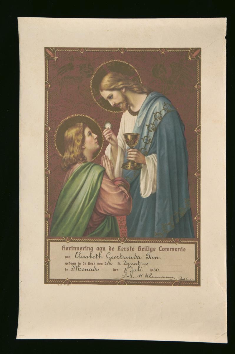 Communion certificate