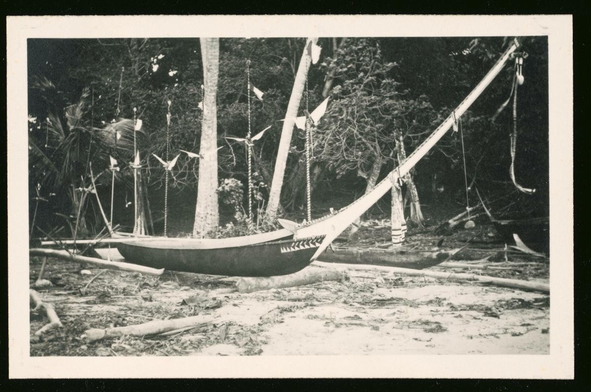 A ‘perahu’ on the beach