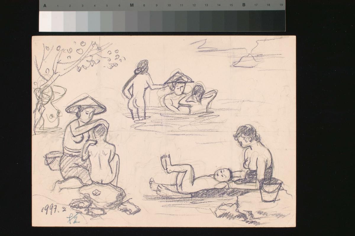 Bathing by the River