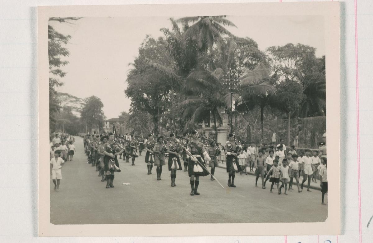 Allied Victory Parade at Scotts Road