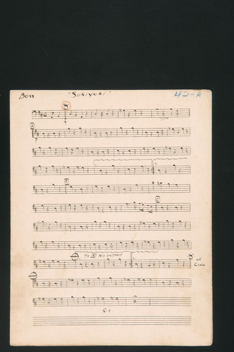 ‘Sukiyaki’ music score