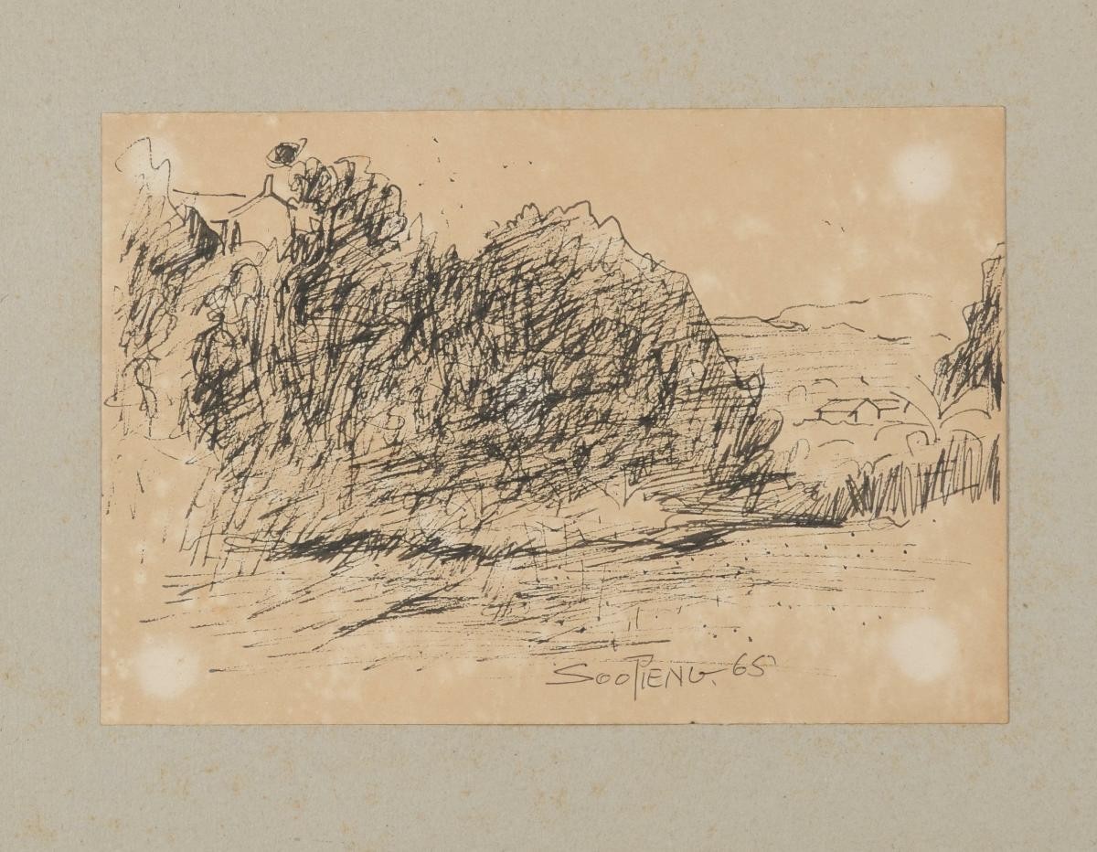 Untitled (Trees with Houses in A Distance)