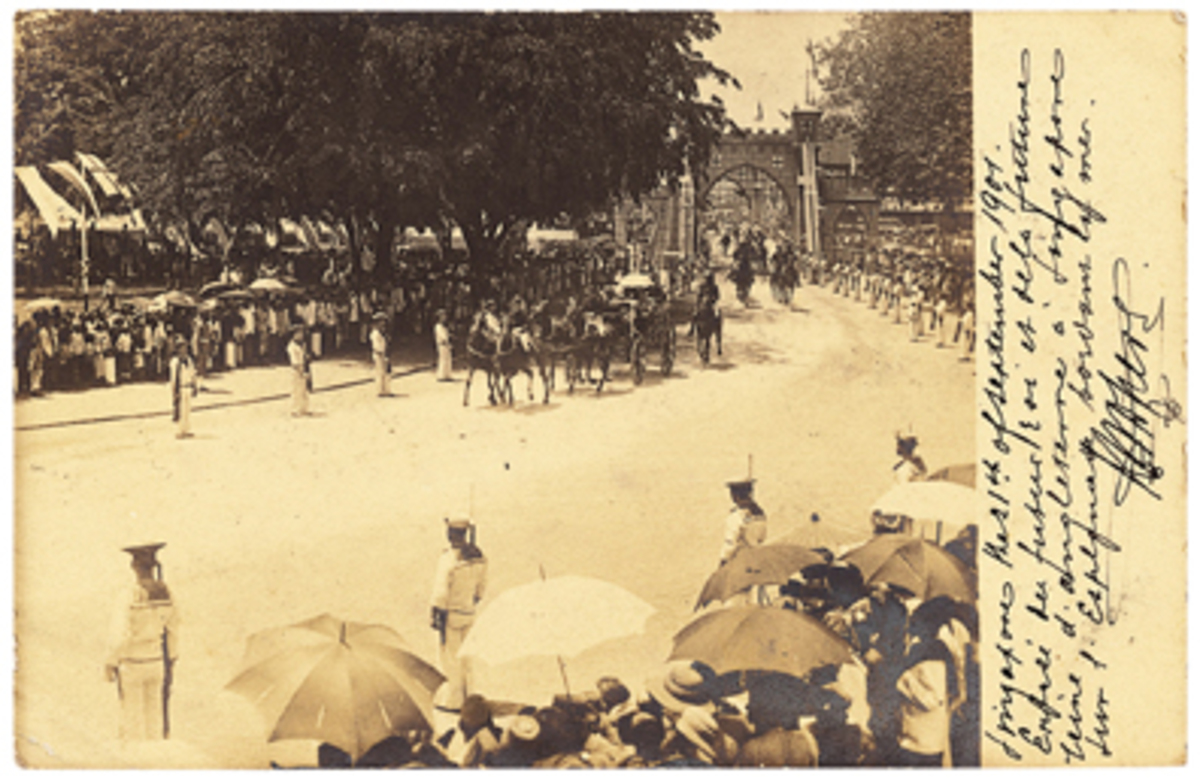 1901 Visit of the Duke and Duchess of York Postcard