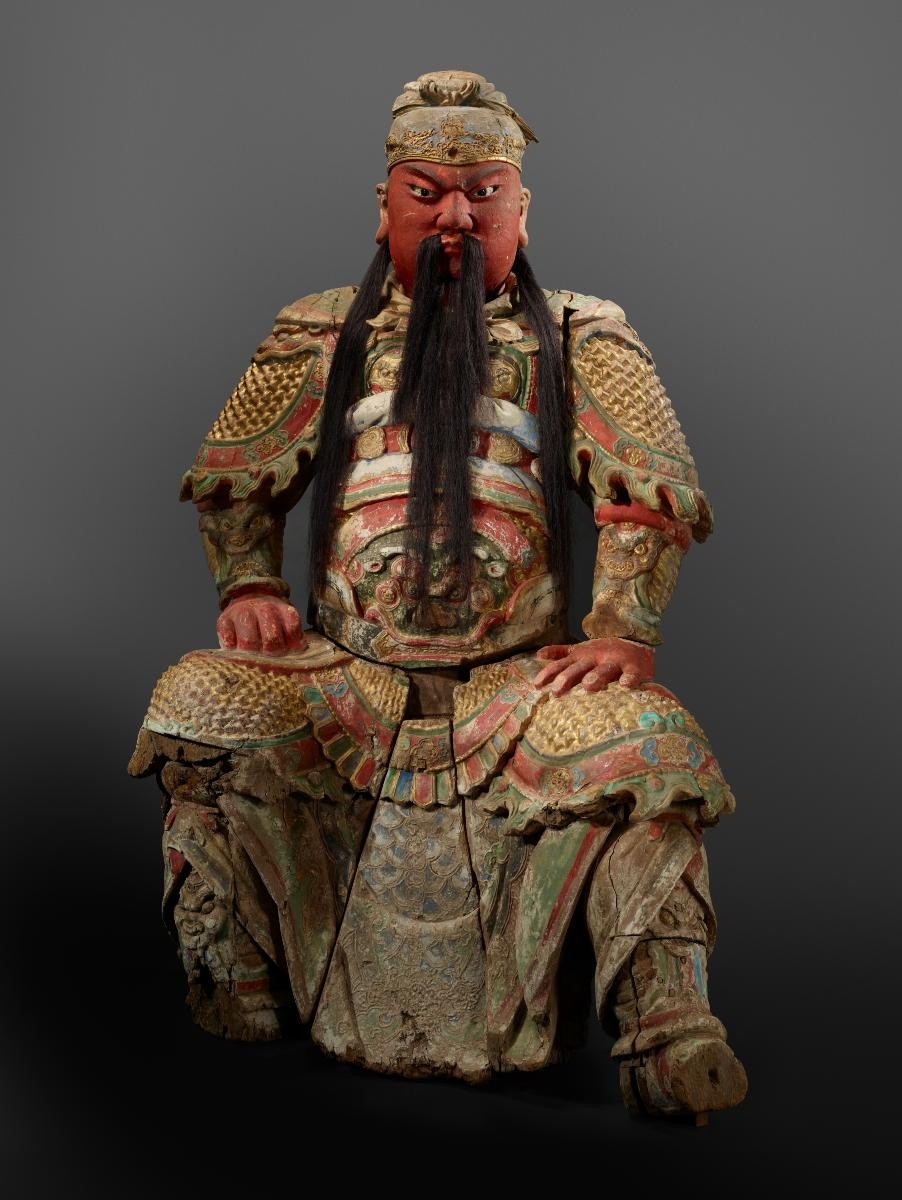 Seated figure of Guangong