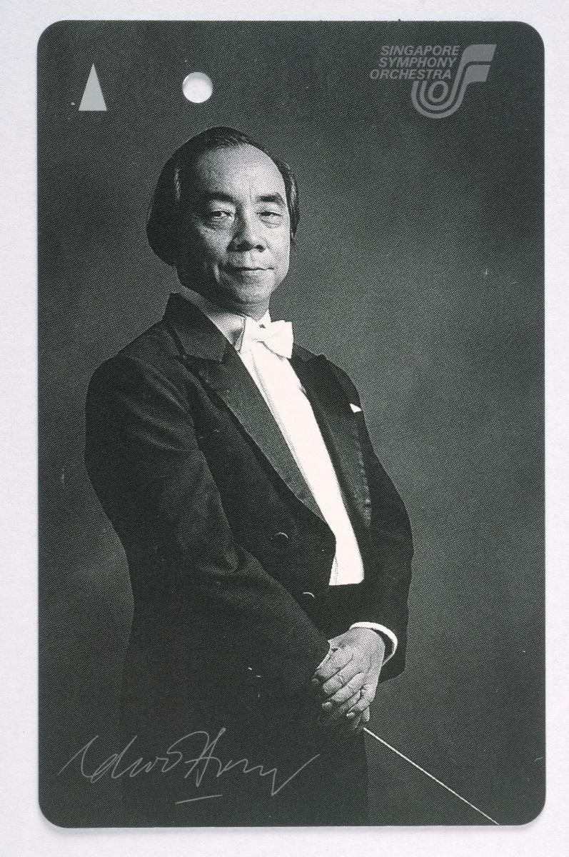 A Choo Hoey souvenir set with two SMRT cards from the Singapore Symphony Orchestra