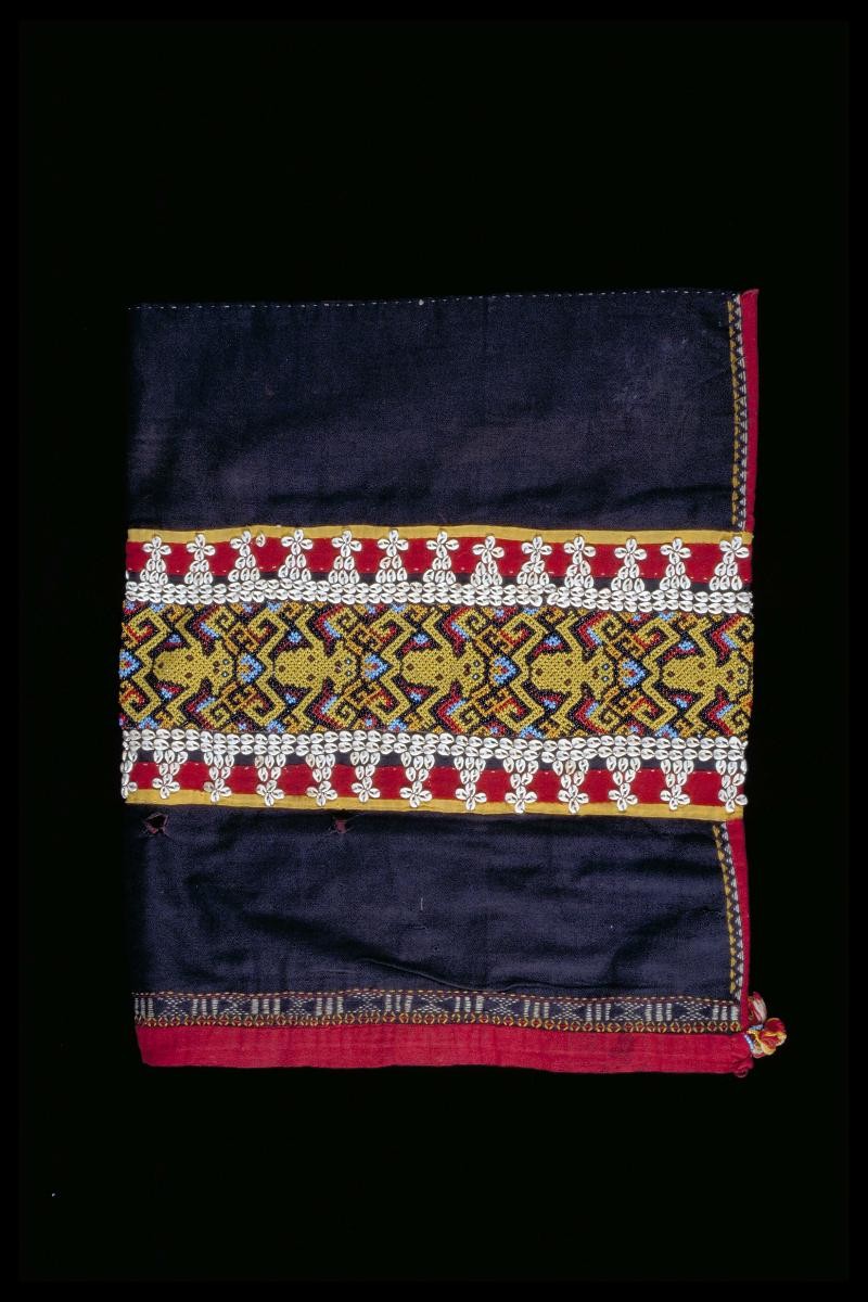 Ceremonial skirt with beaded panel