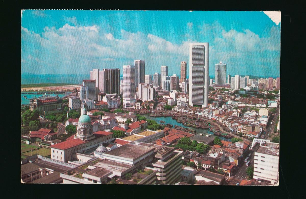 The civic district and the Central Business District on the banks of the Singapore River