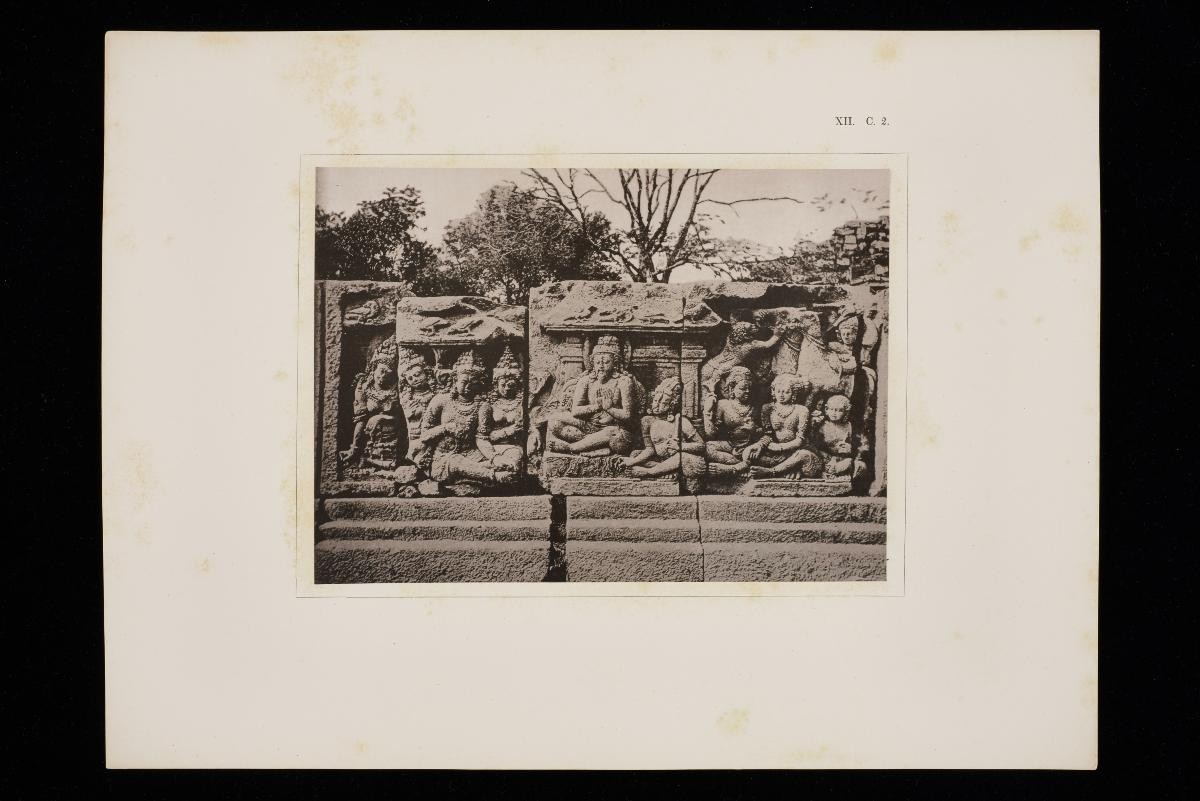 Sculptured relief depicting the ‘Ramayana’ from Dr Isaac Groneman’s ‘Candi Prambanan in Central Java’