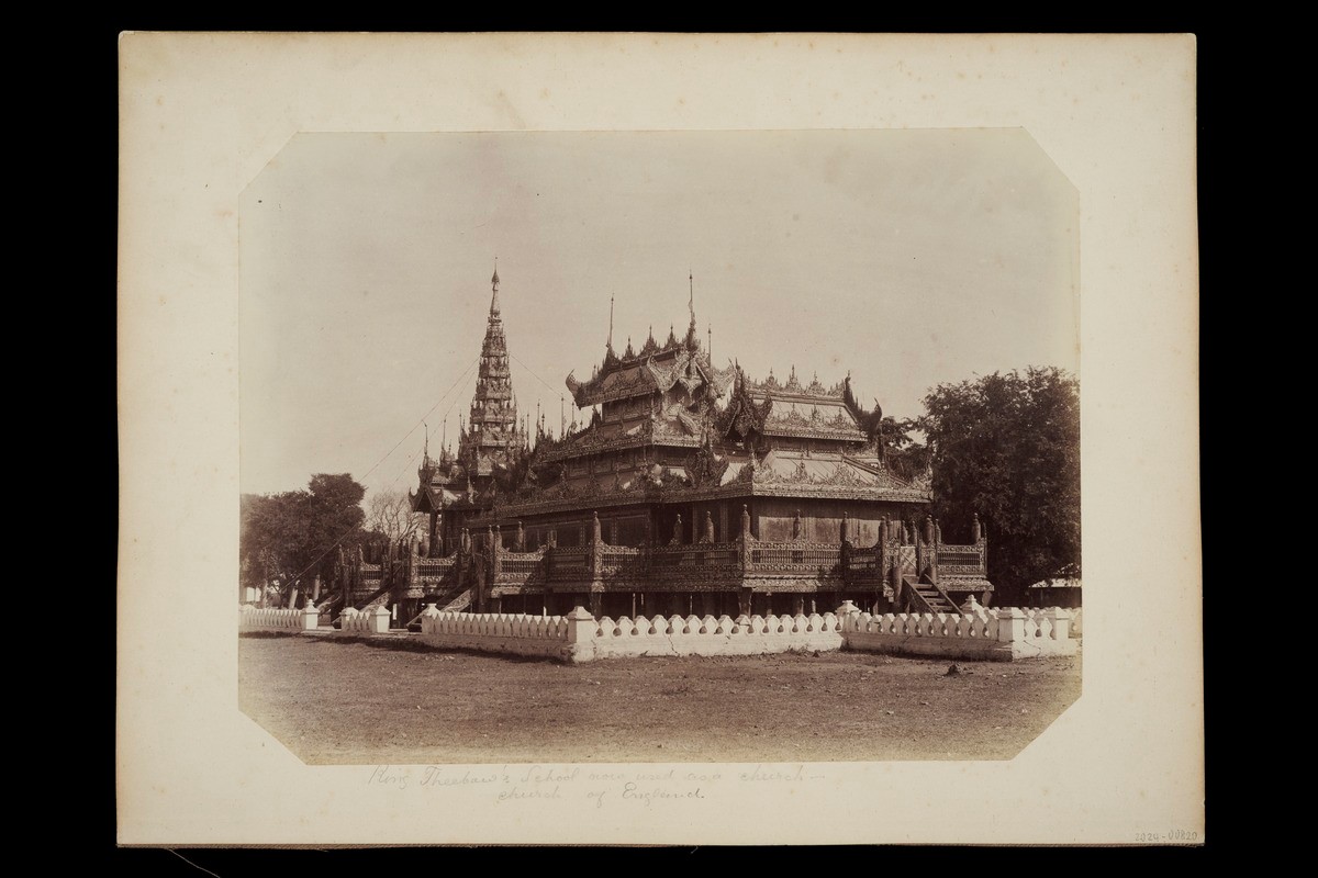 King Thibaw’s School, now used as a Church. Church of England