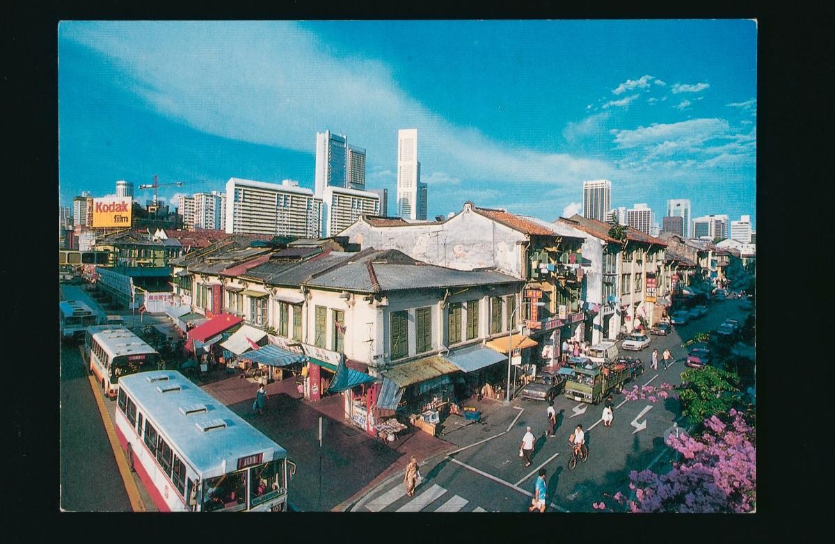Chinese shophouses in Chinatown