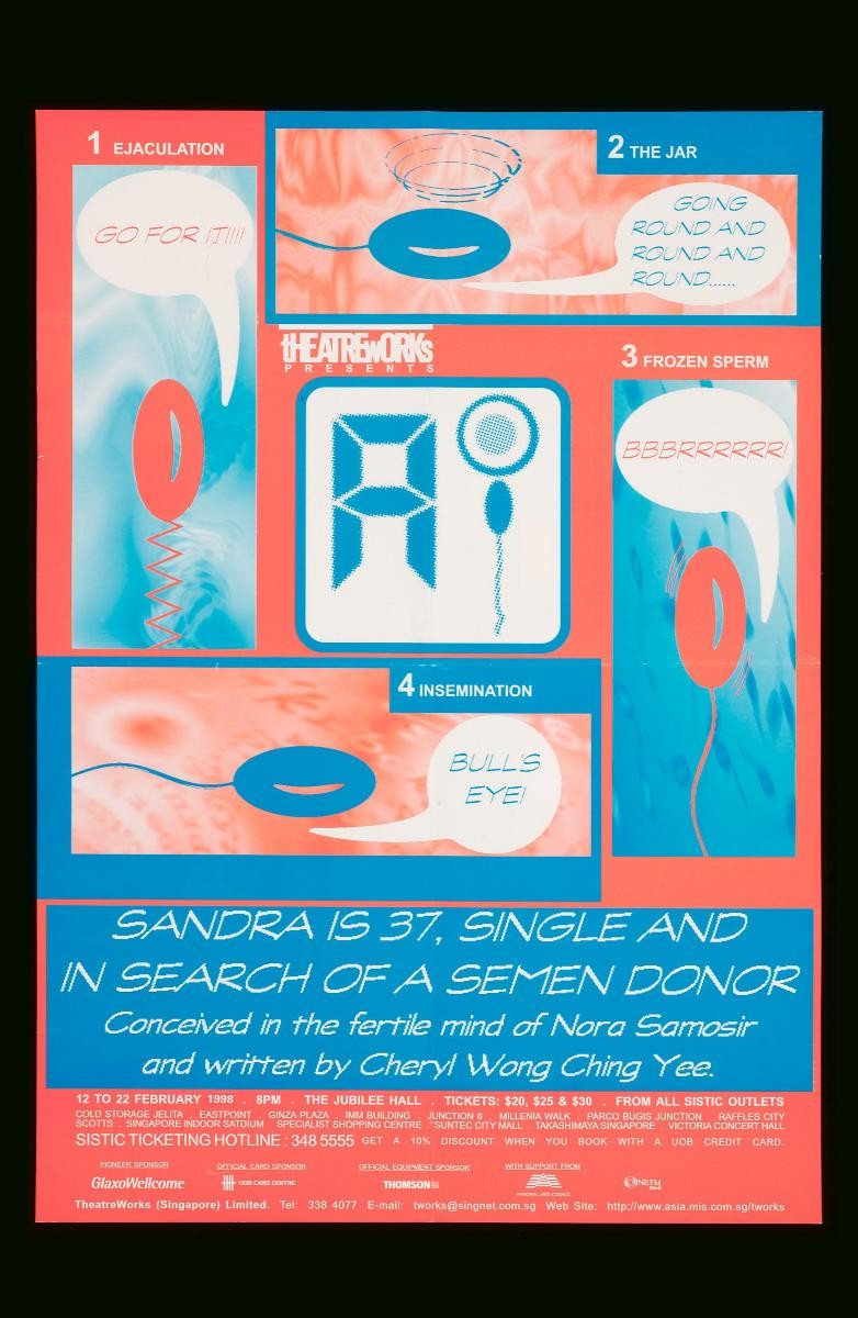 Flyer for the TheatreWorks’ production, ‘A.I’