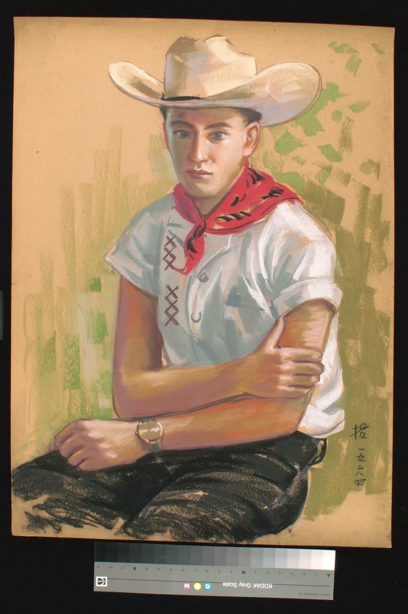 Man with Cowboy Hat