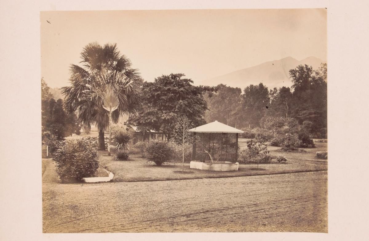 Aviary in the Botanic Gardens, Buitenzorg (Bogor)