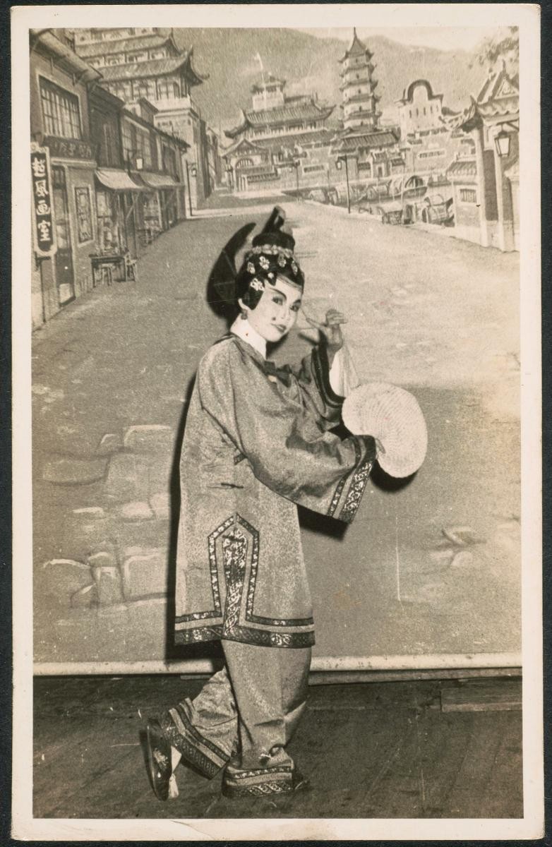 A Chinese opera actress