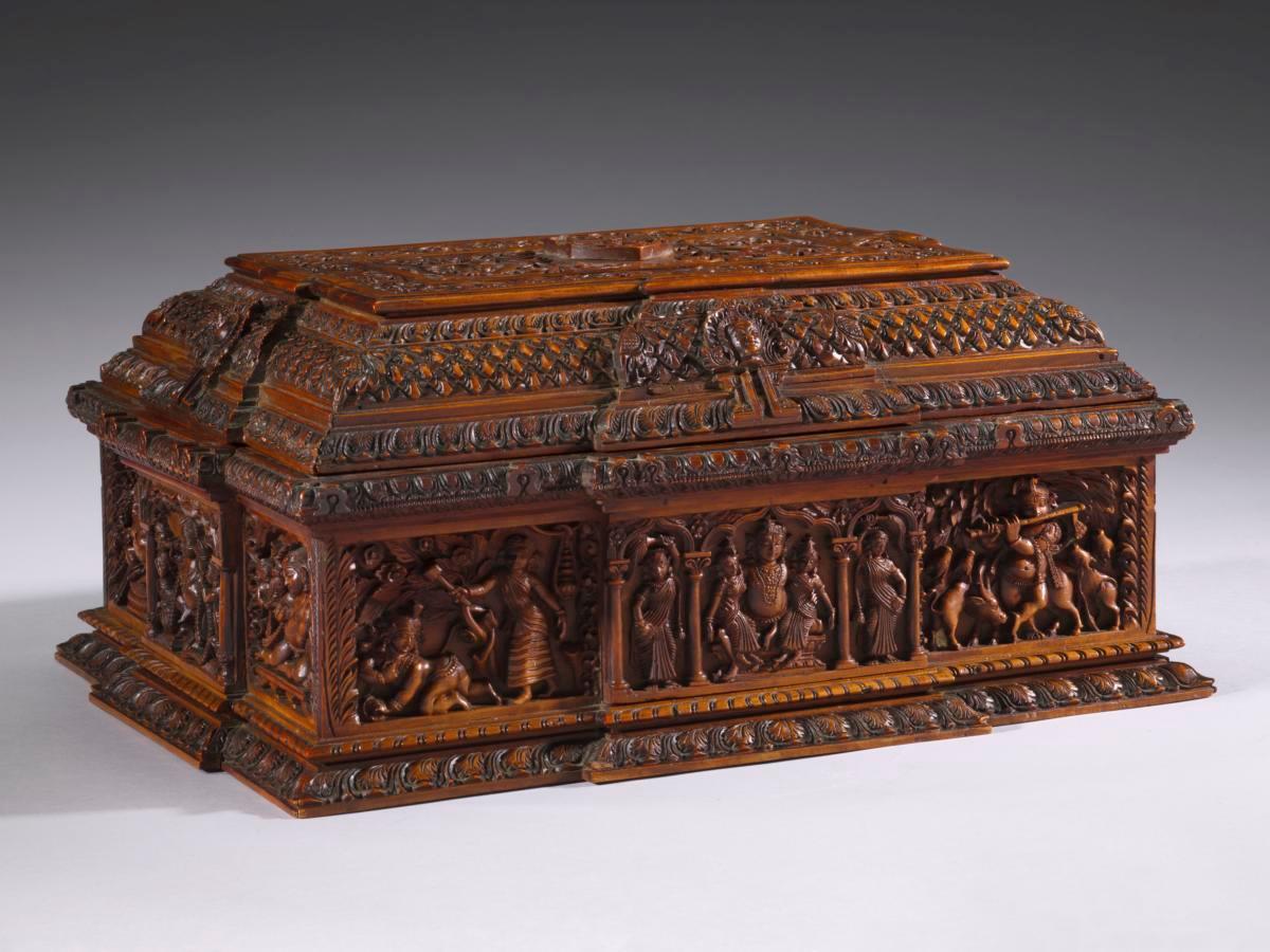 South Indian Carved Box