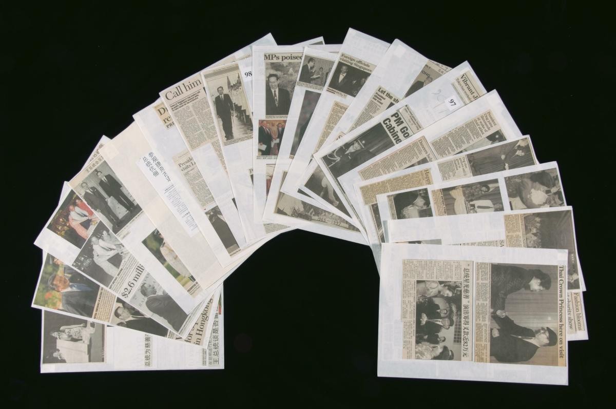 Press cuttings about Mr. Ong Teng Cheong