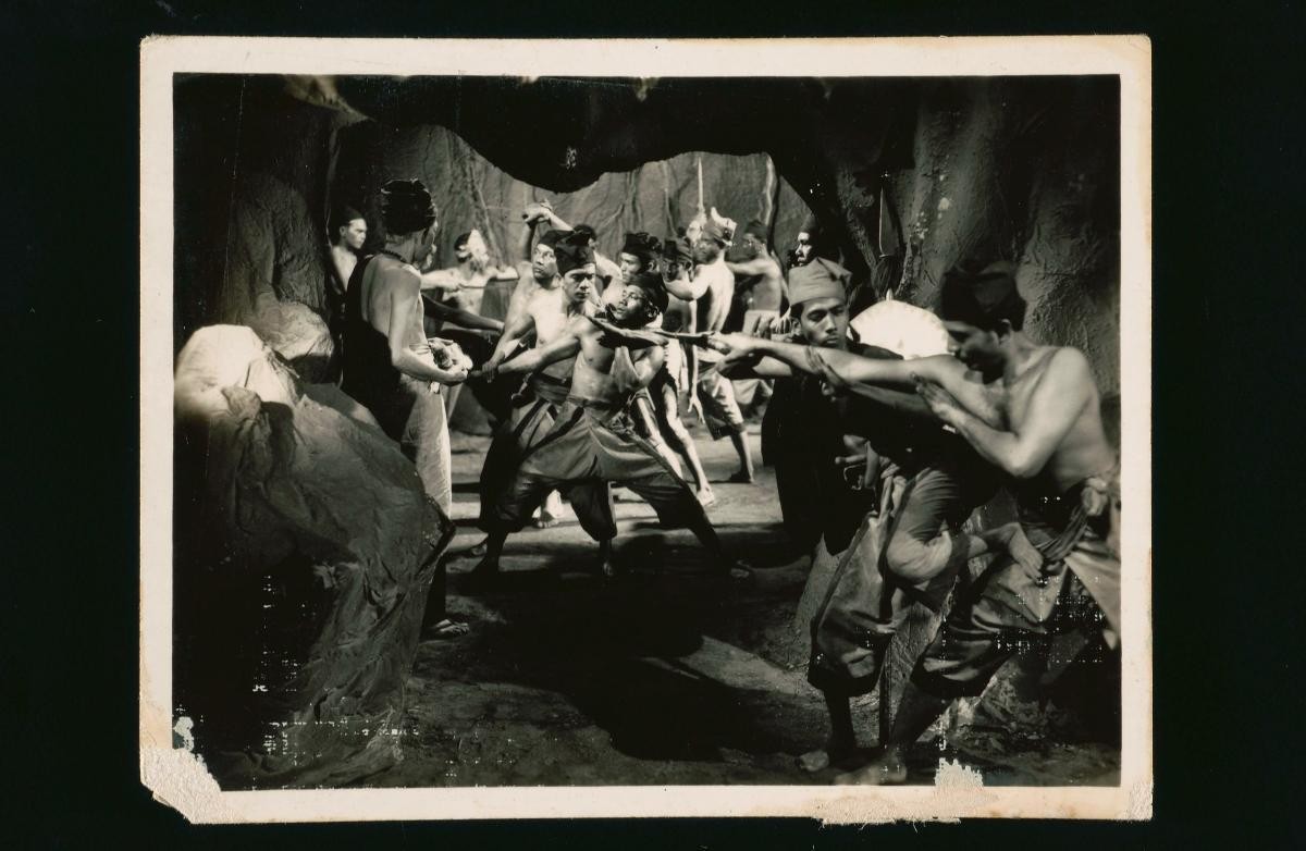 A scene from the film, 'Selendang Delima'
