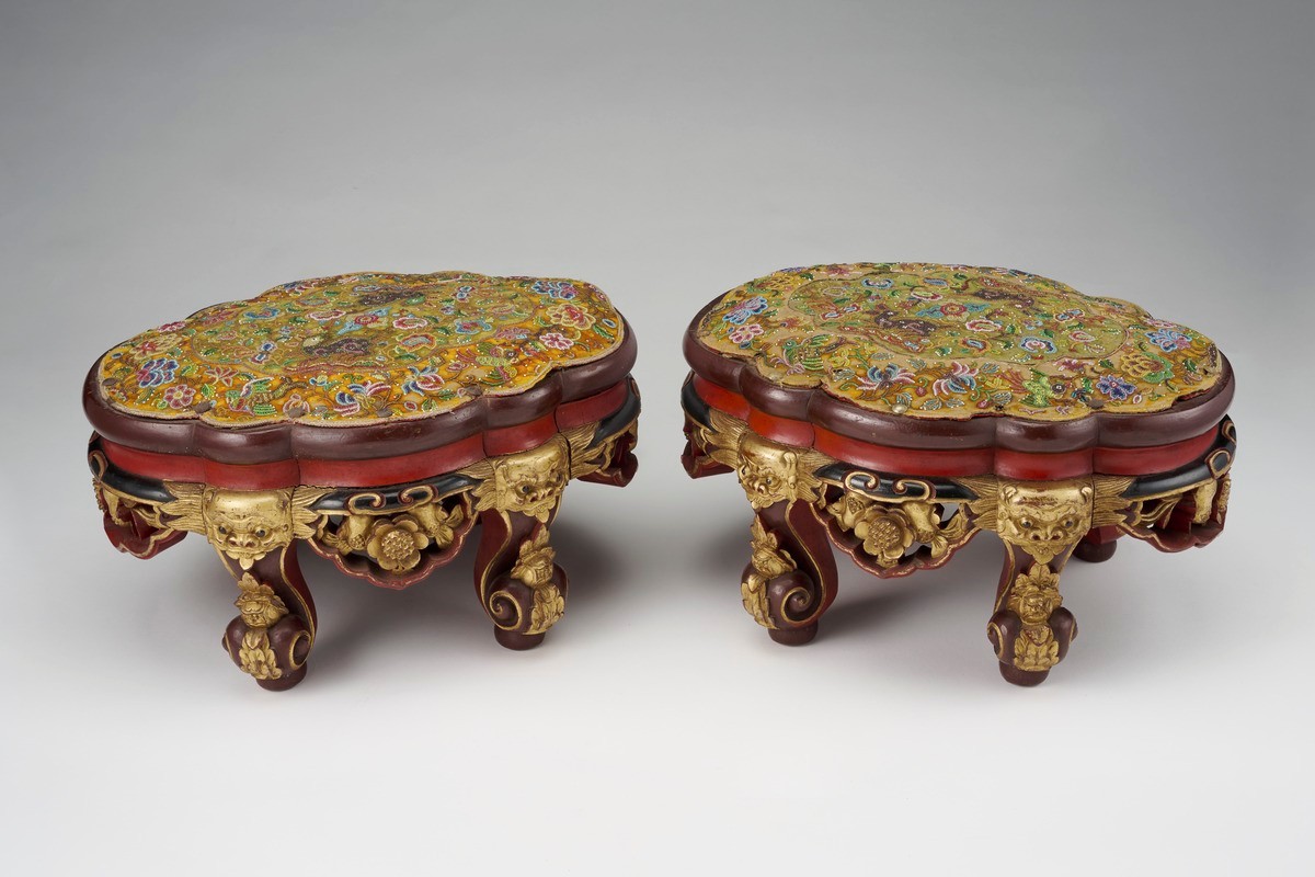 Pair of footstools