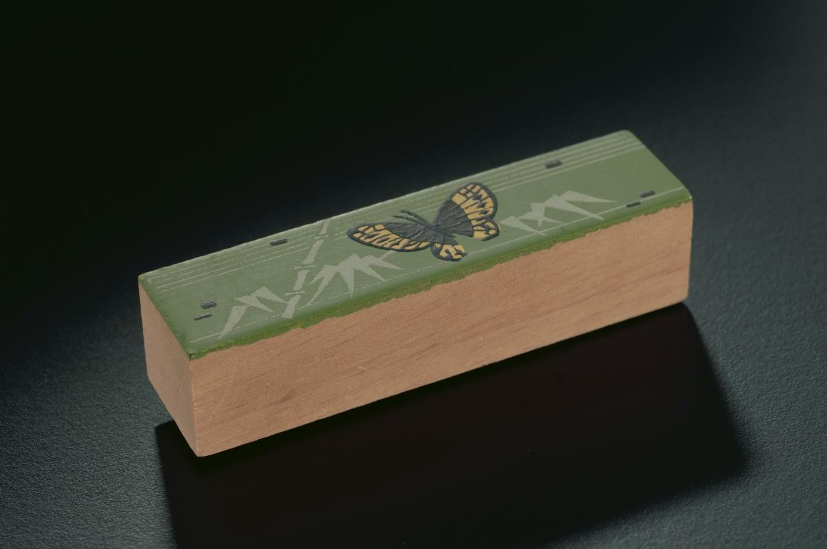 Wooden "Butterfly building block" for children
