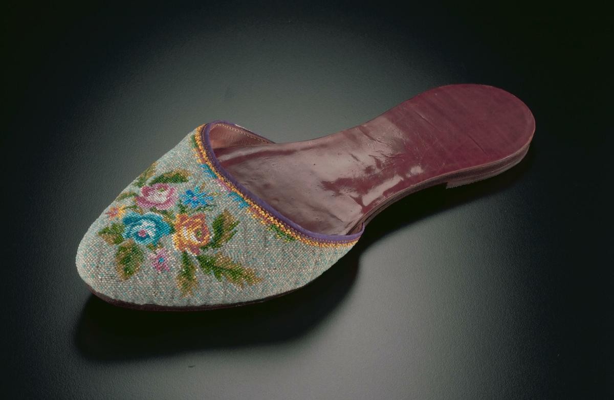 Beaded slipper