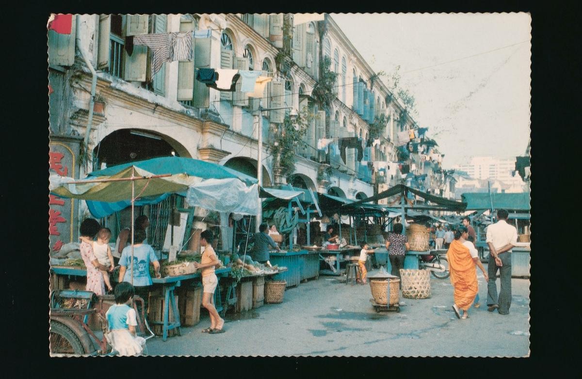 Chinese shophouses in Chinatown