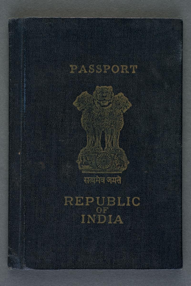 Republic of India passport belonging to Sevarayan Mohideen Pillai Ismail