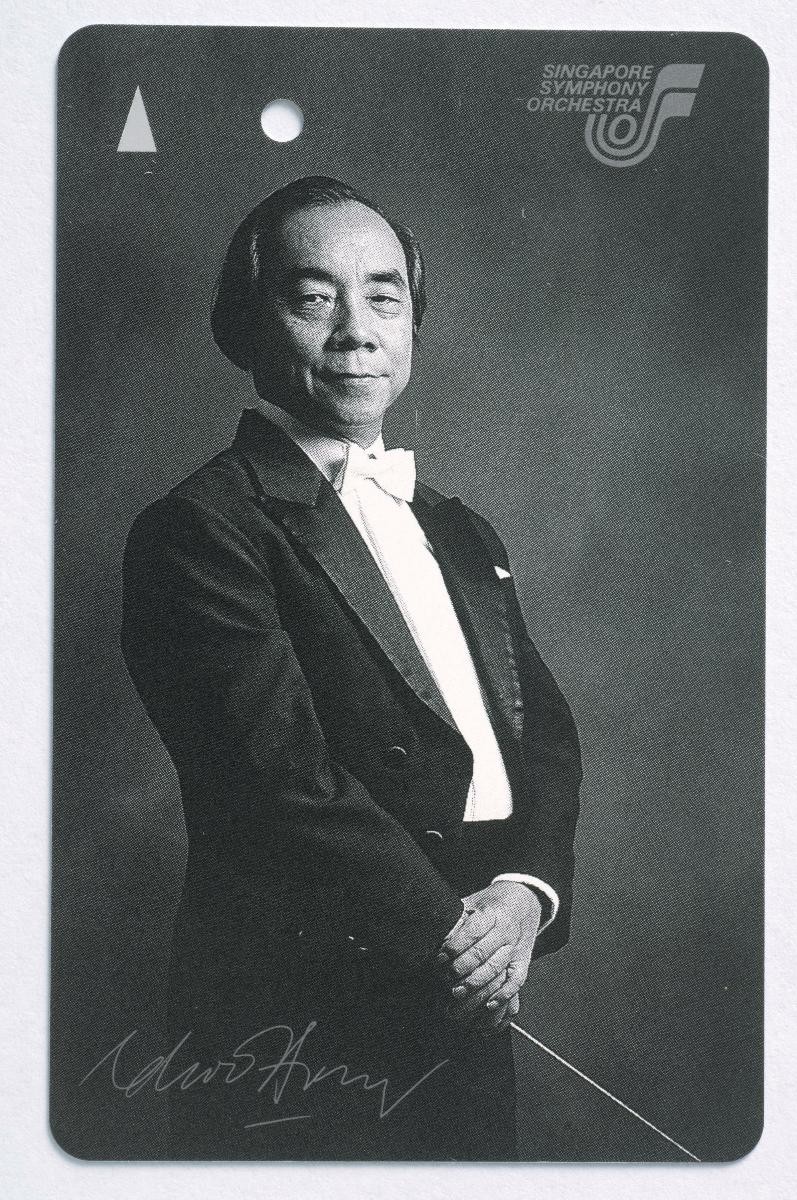 A Choo Hoey souvenir set with two SMRT cards from the Singapore Symphony Orchestra
