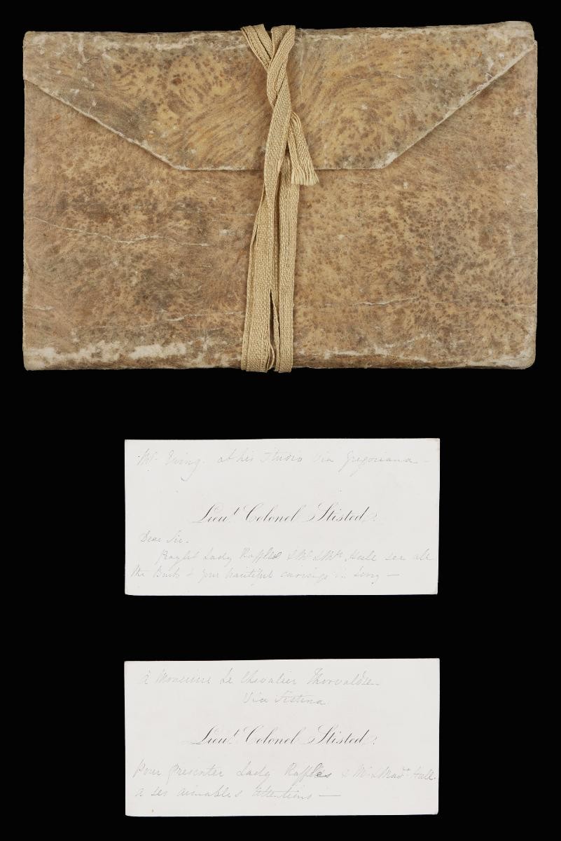 Lady Raffles’ postal book