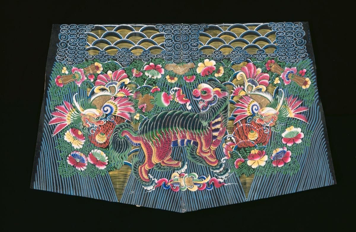 Part of a paper robe