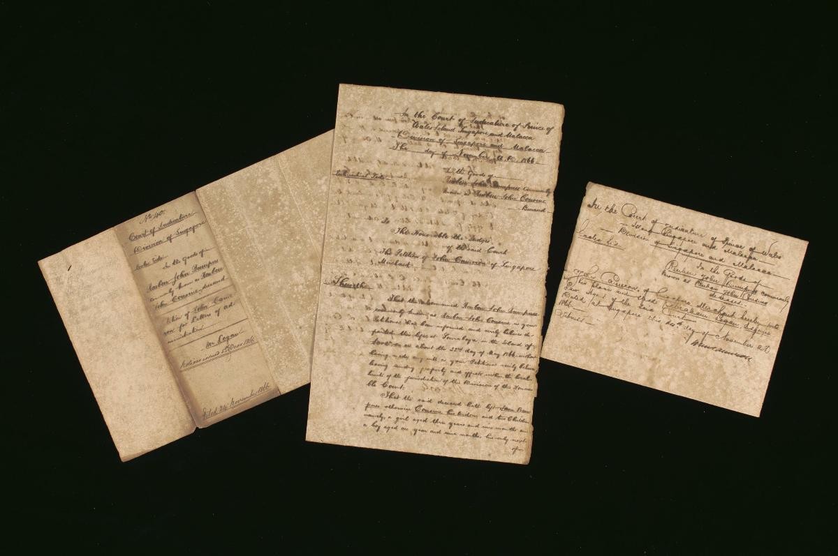 Petition and warrant to act concerning the estate of Reuben John Baumperys