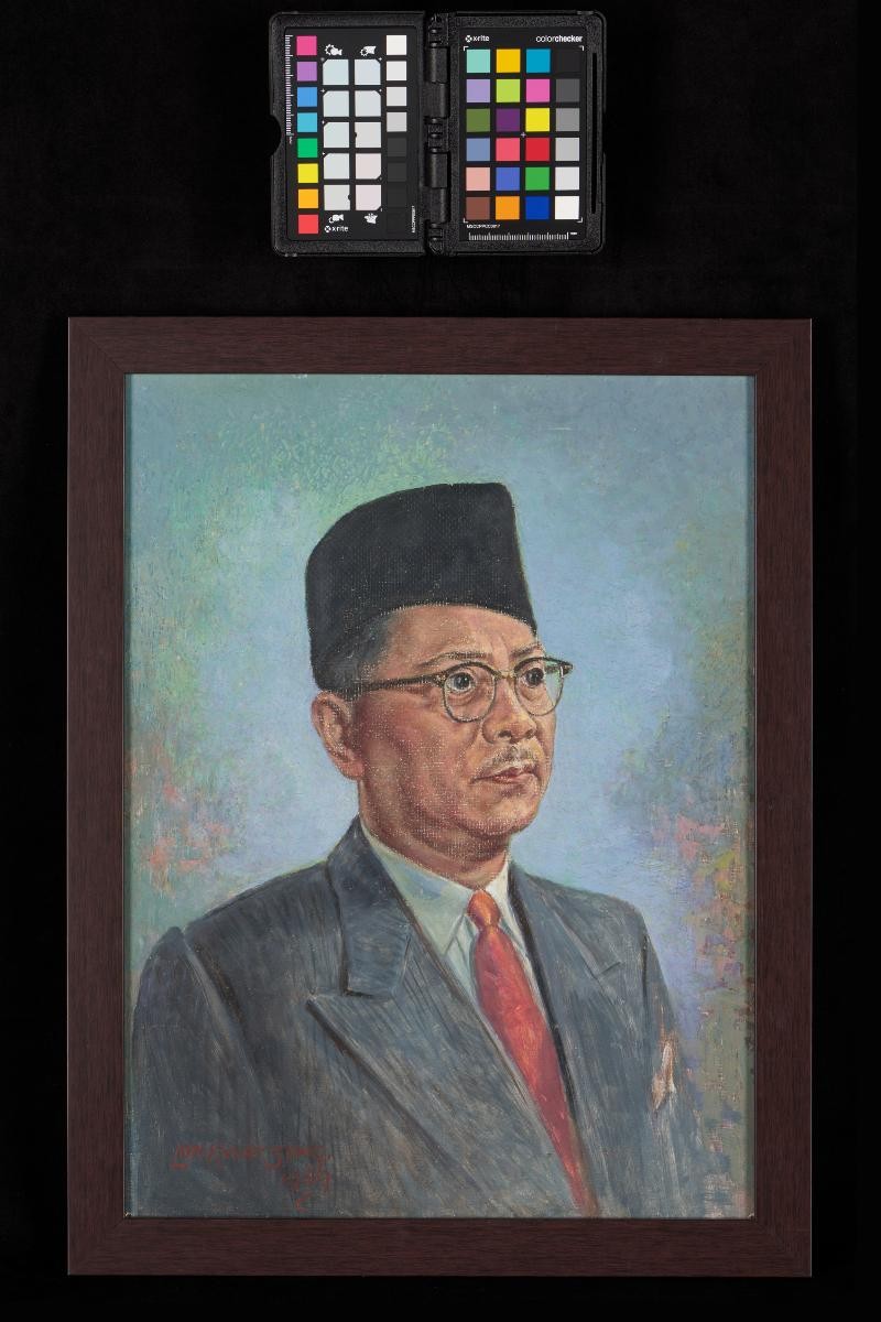 Framed painting of Tunku Abdul Rahman