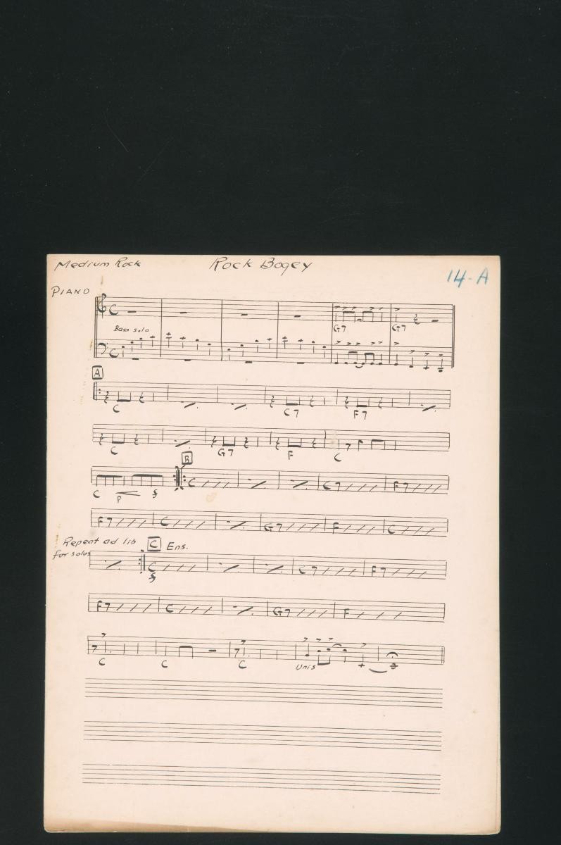 ‘Rock Bogey’ music score