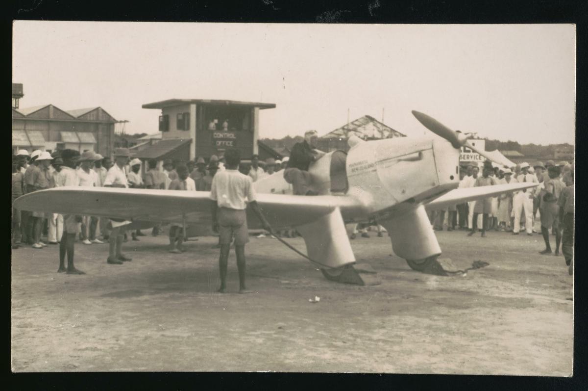 Aeroplane on the grounds of Seletar Airbase