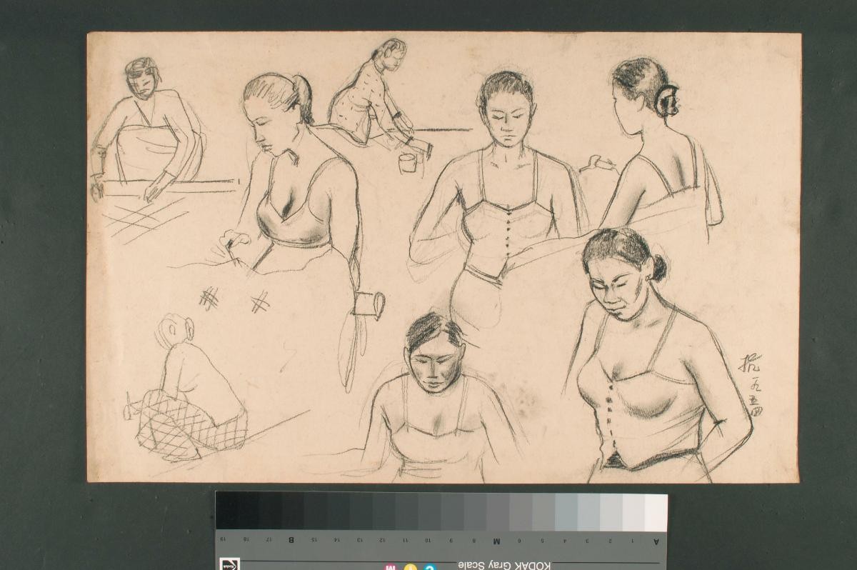 Balinese Women (Sketch)