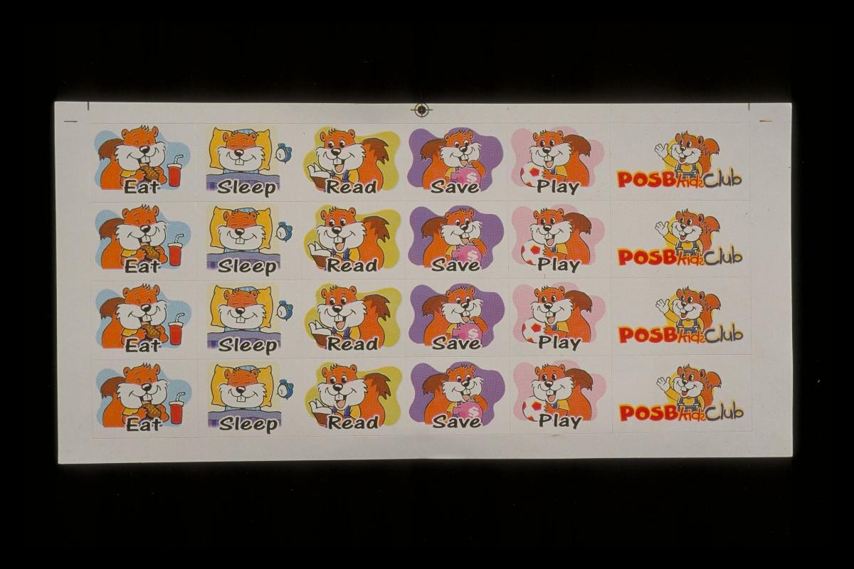 POSBank Smiley Squirrel stickers