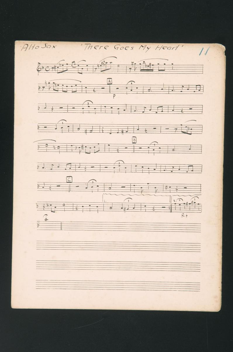 ‘There Goes My Heart’ music score