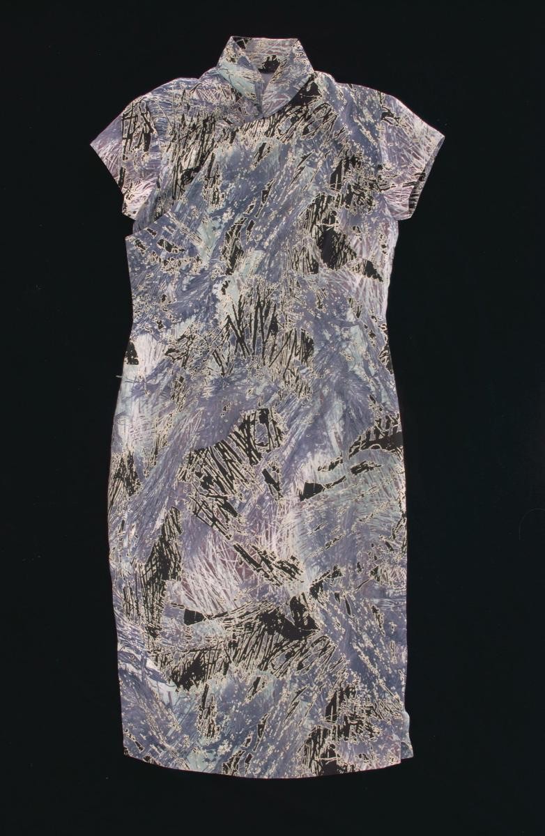 Purple cheongsam