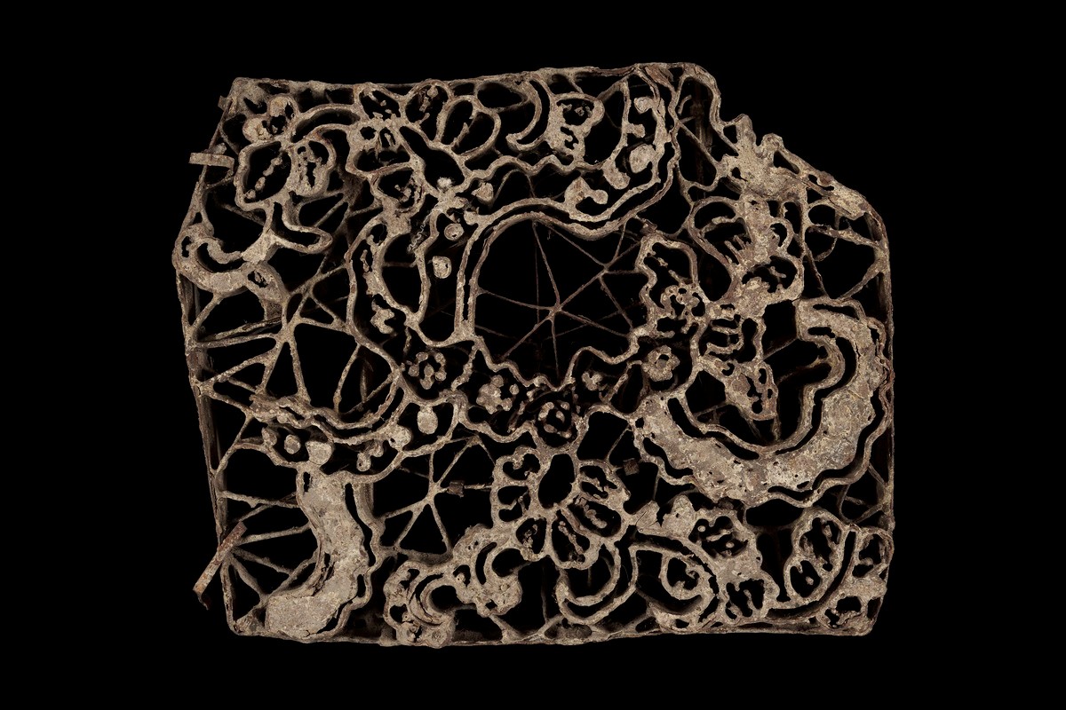 Abstract floral stamp