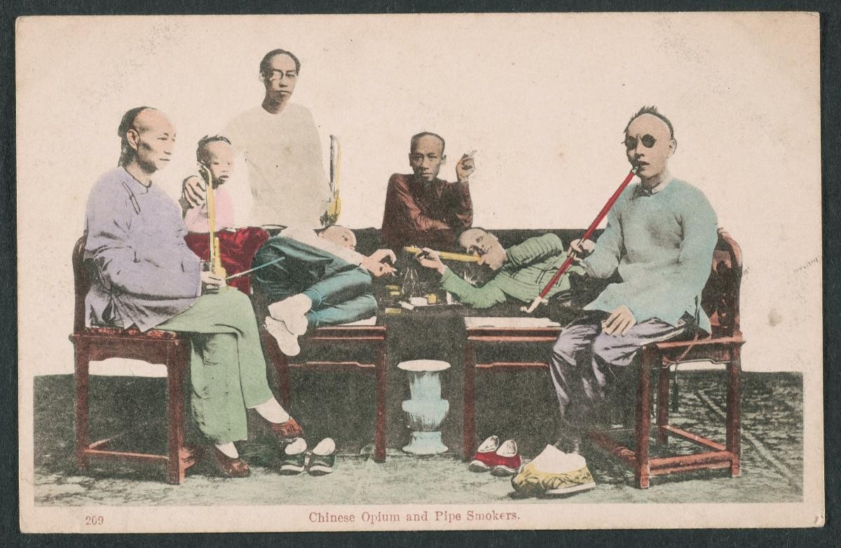 'Chinese Opium and Pipe Smokers'