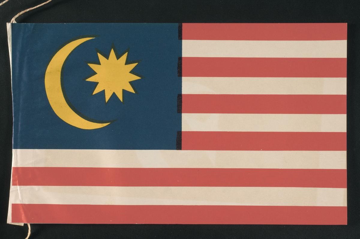 Paper flag of the Federation of Malaya