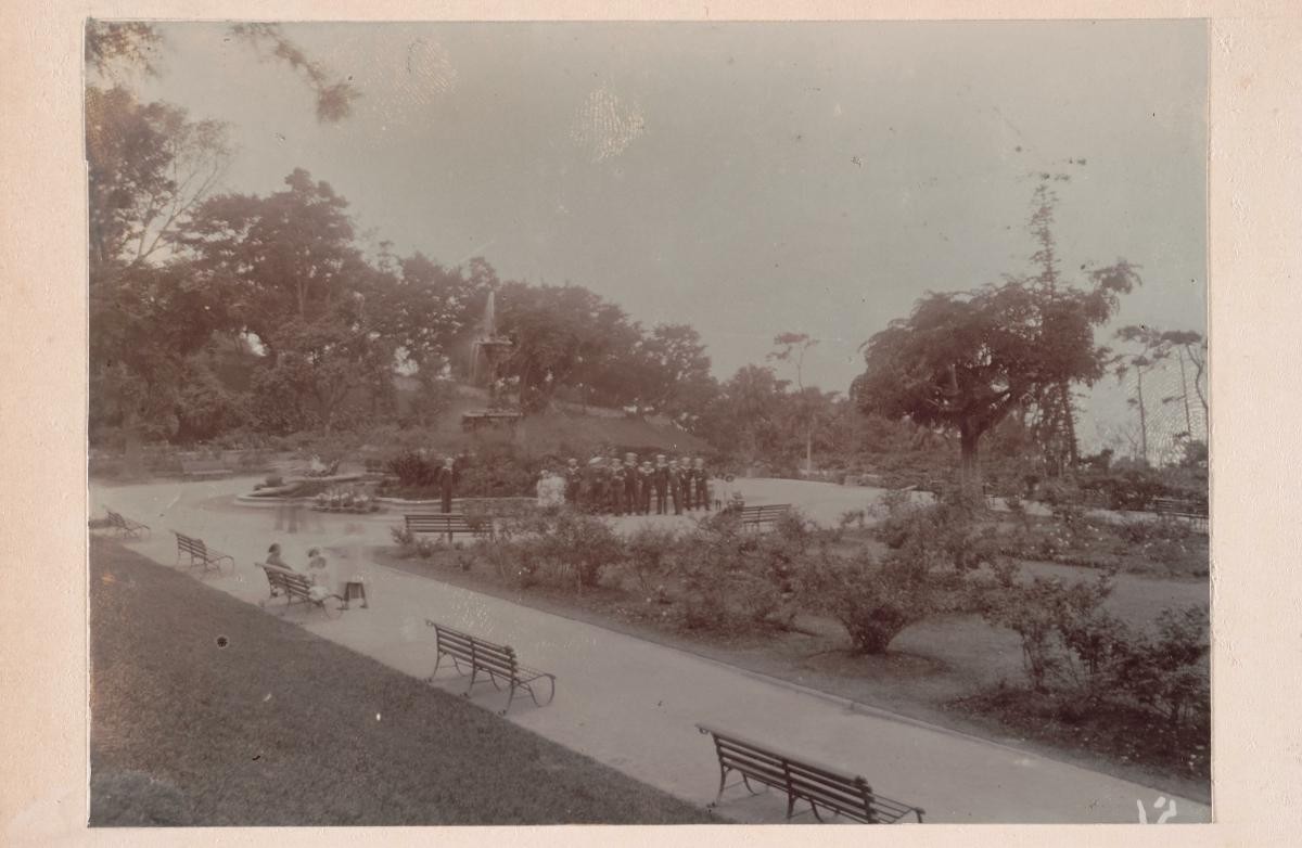German sailors in Victoria Park