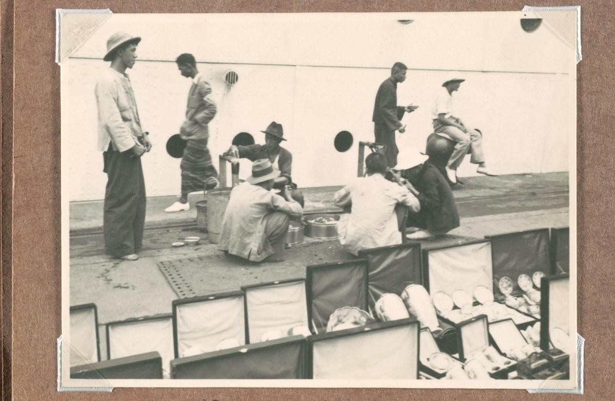 A dockside market
