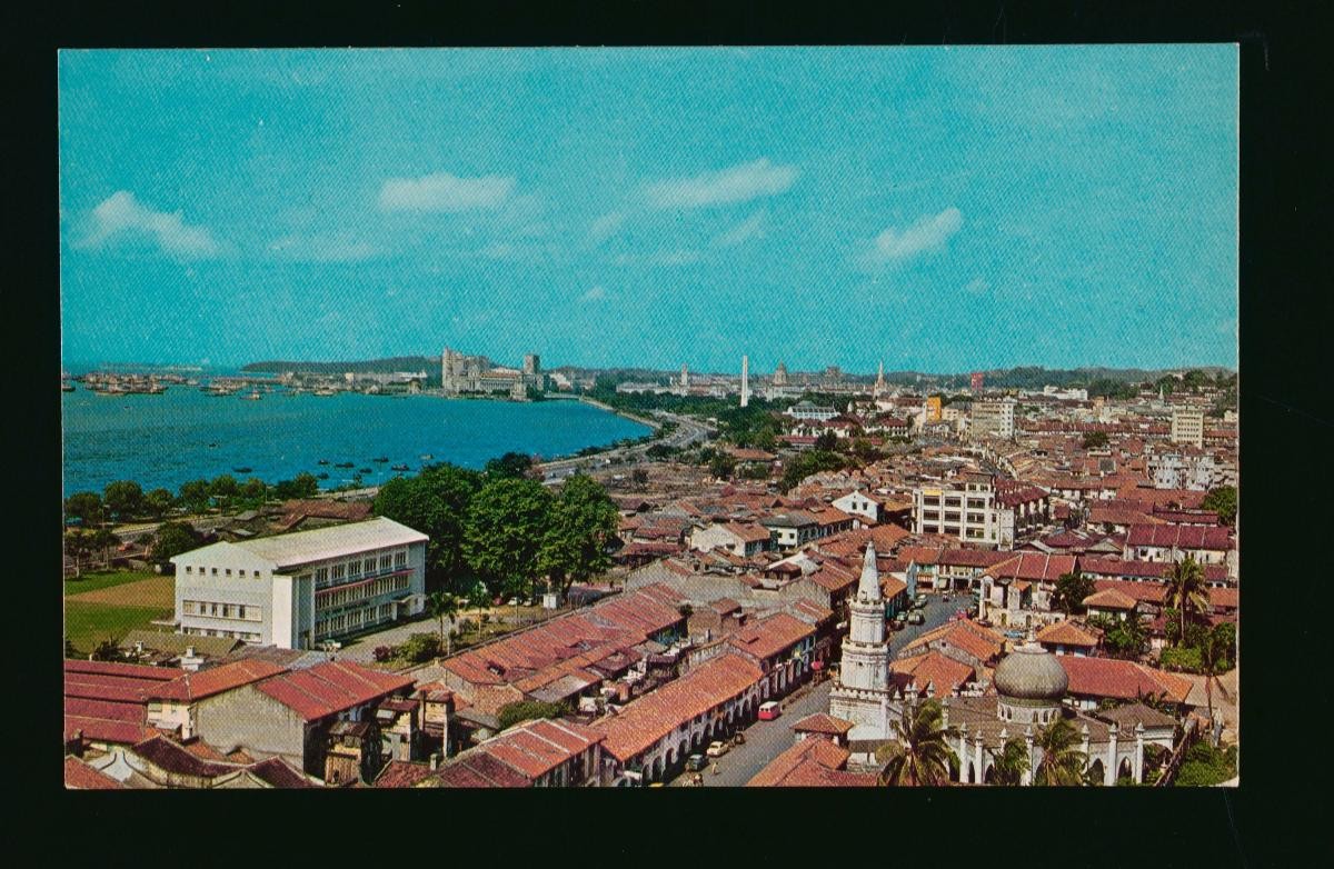 An overhead view of Kampong Glam