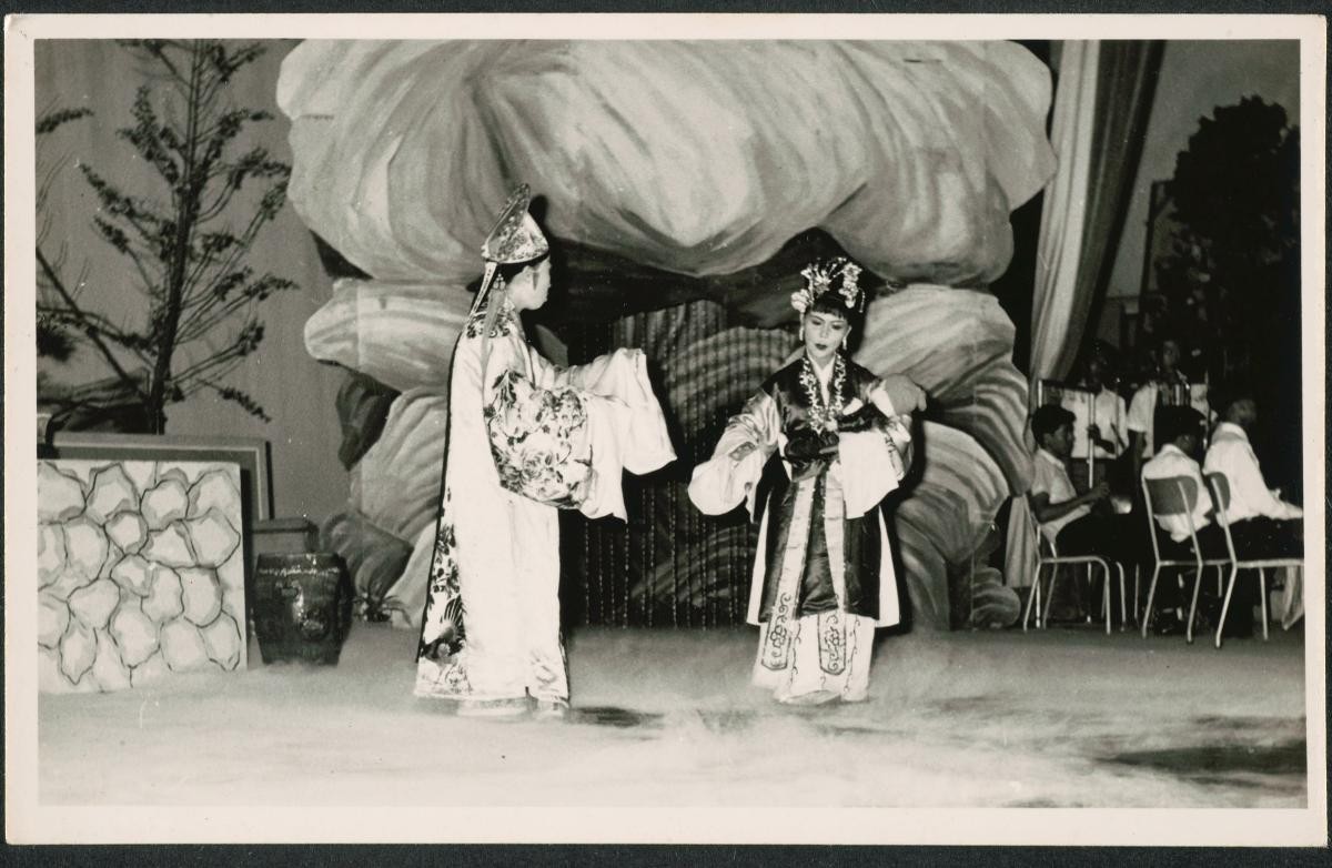 A Chinese opera performance