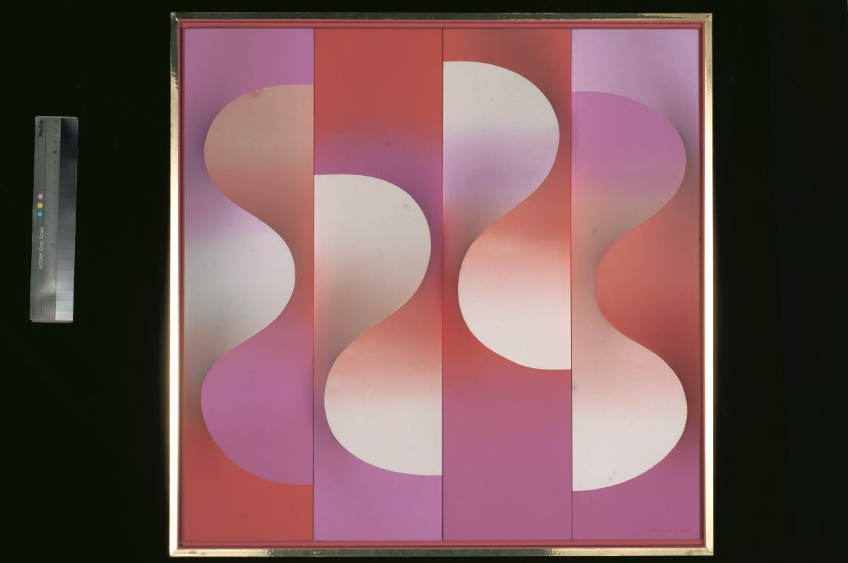 Untitled (Pink Relief)
